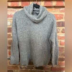 H&M Gray Cozy Cowl Neck Sweater